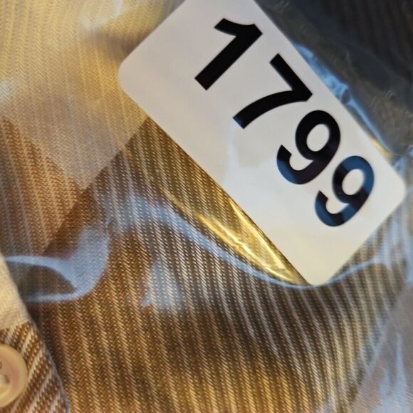 Turnbury Men's shirt sz L 34 blue beige plaid button down casual - Picture 10 of 11